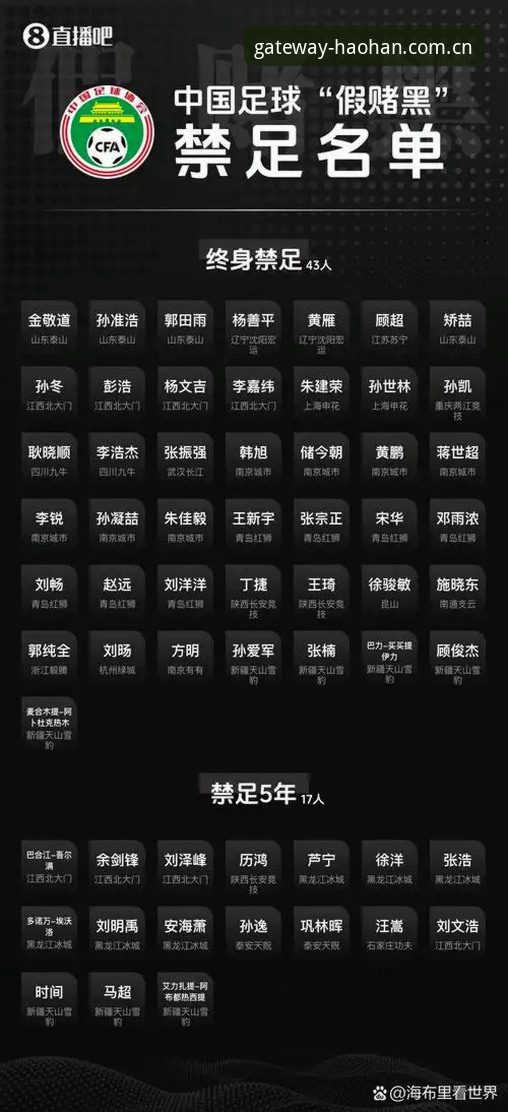 足协最新禁足名单操作教程：如何在浩瀚体育官网追踪处罚动态